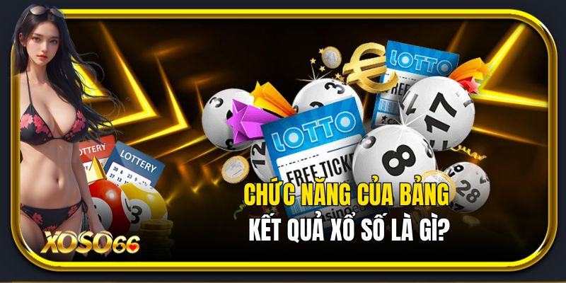 Chức năng của bảng kết quả Xoso66 là gì?
